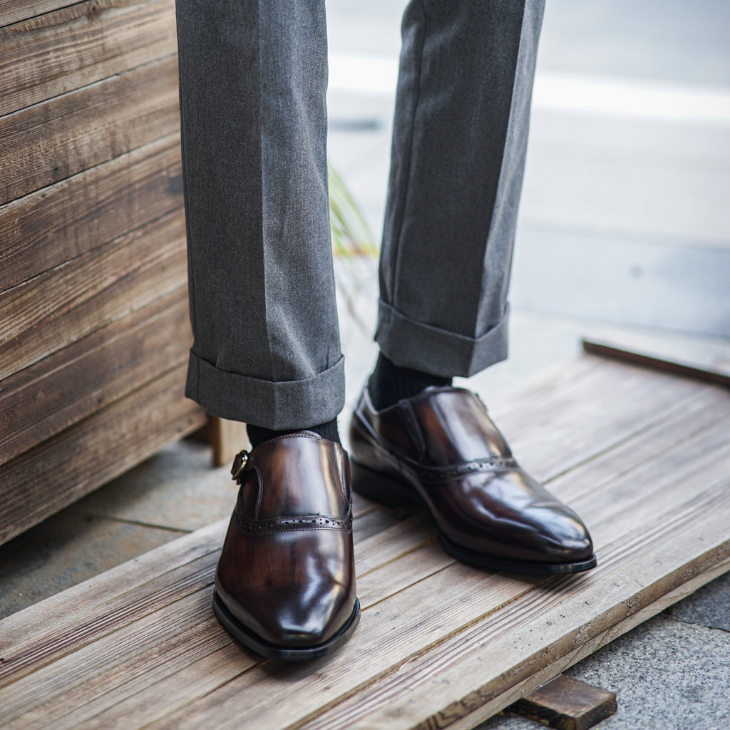 Vescano Vicenza — Monk Strap (Leather Sole)