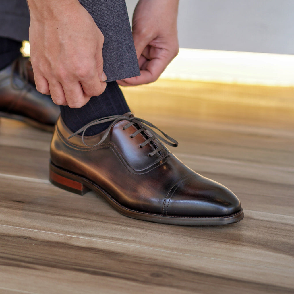 Vescano Parma — Semi-Brogue Cap-Toe Oxford