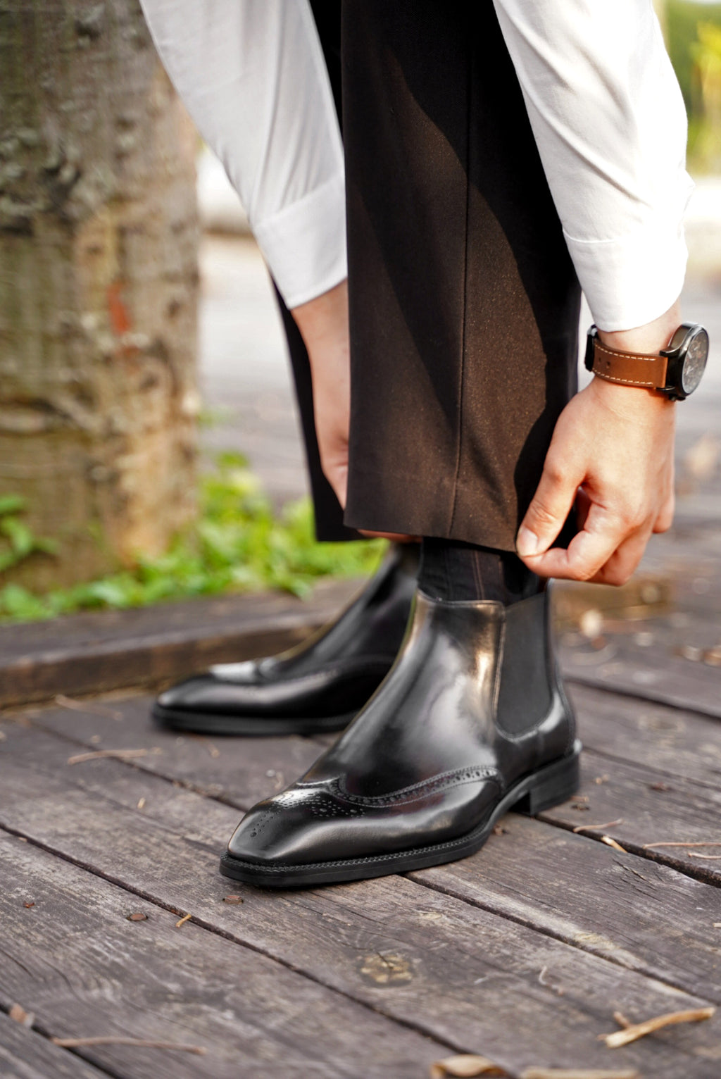 Wingtip Chelsea Boot