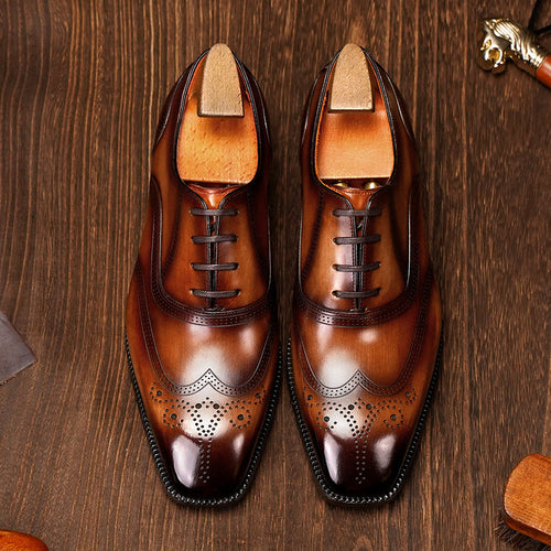 Blake-Stitched Semi-Brogue Oxford