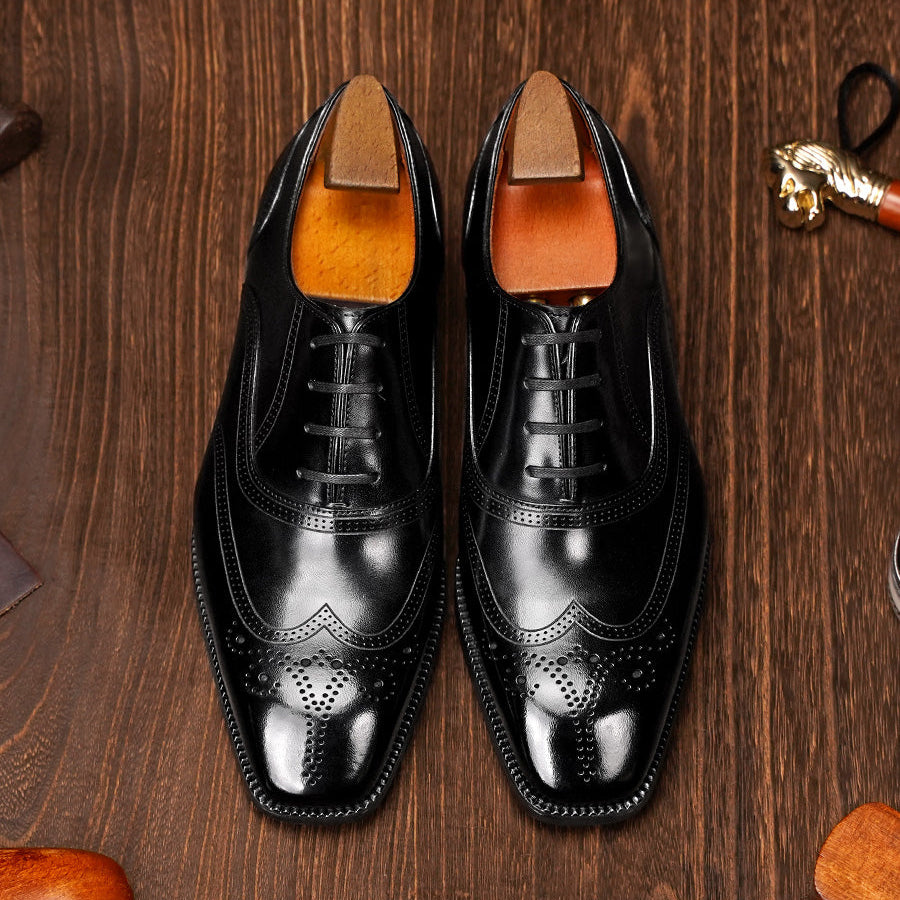 Blake-Stitched Semi-Brogue Oxford