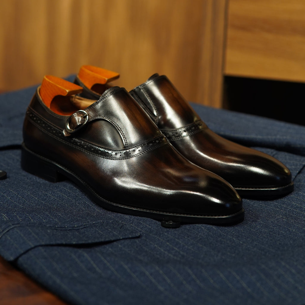 Vescano Vicenza — Monk Strap (Leather Sole)