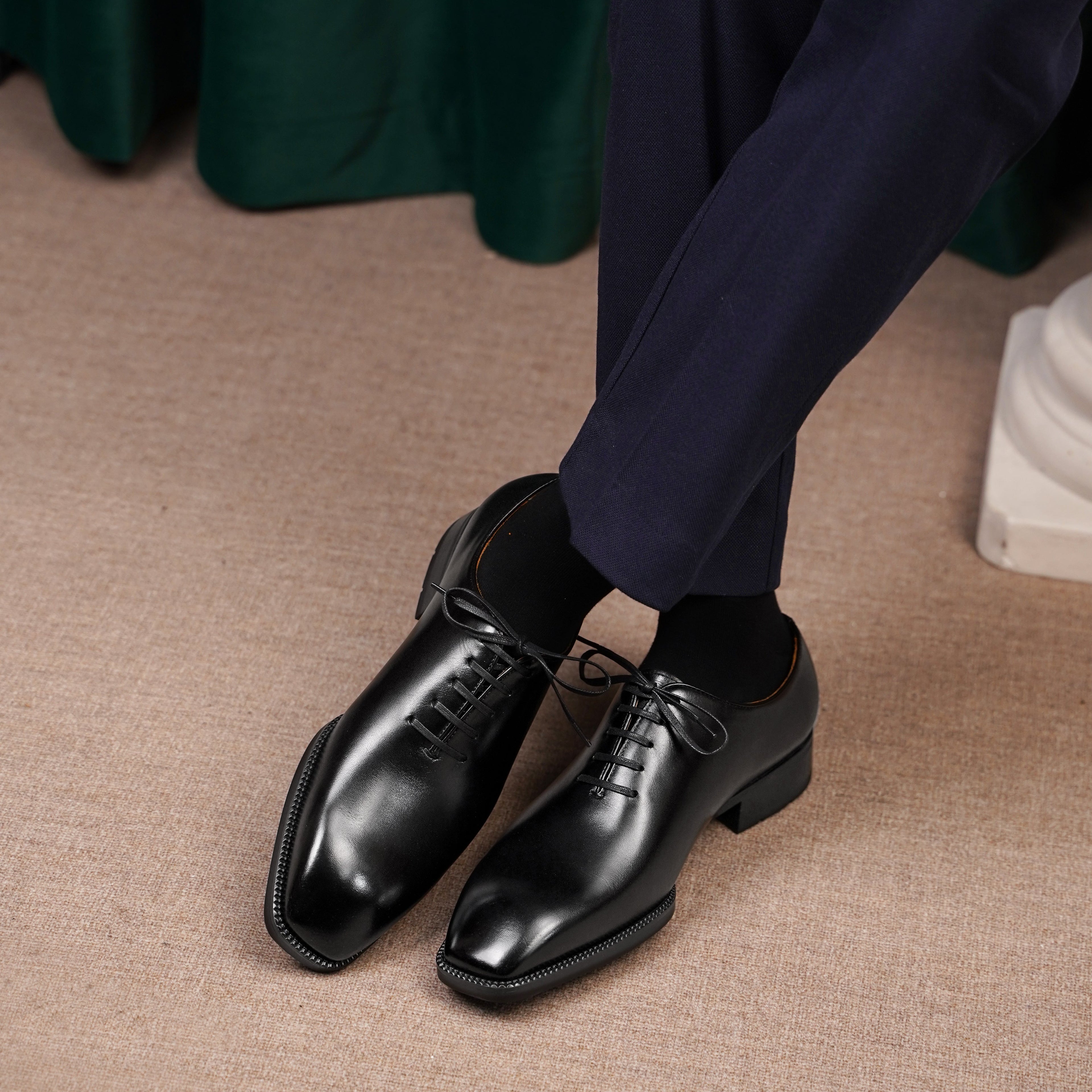 Wholecut Oxford Blake Stitch Leather Sole