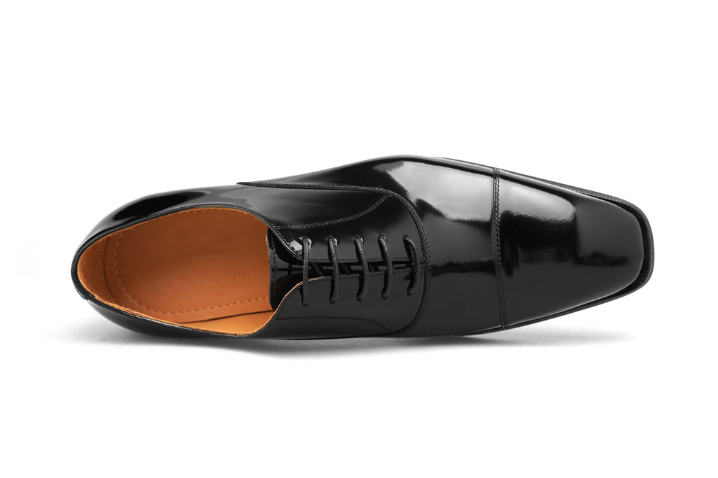The Vescano&nbsp; — High-Shine Cap-Toe Oxford