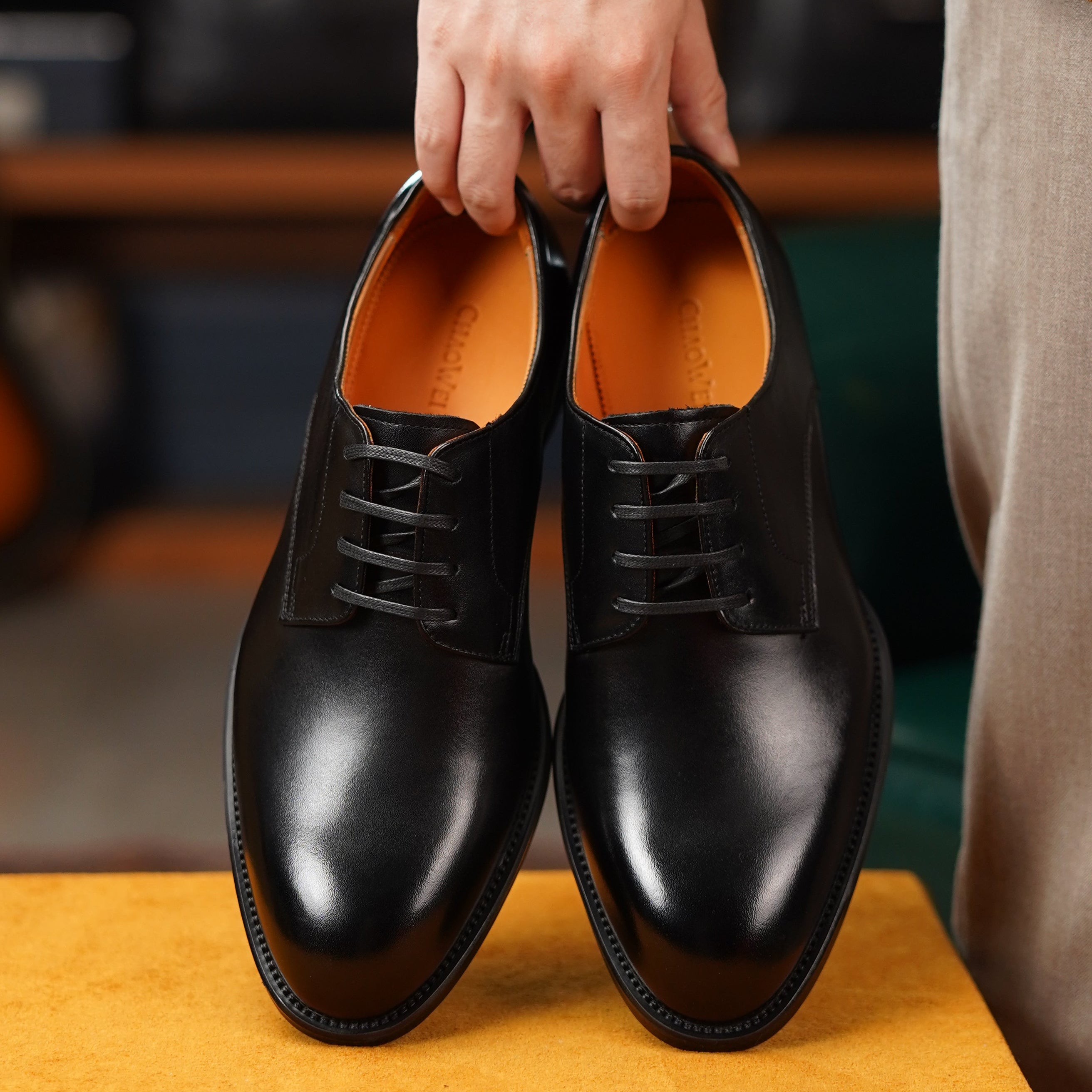 Wholecut Derby Blake Stitched
