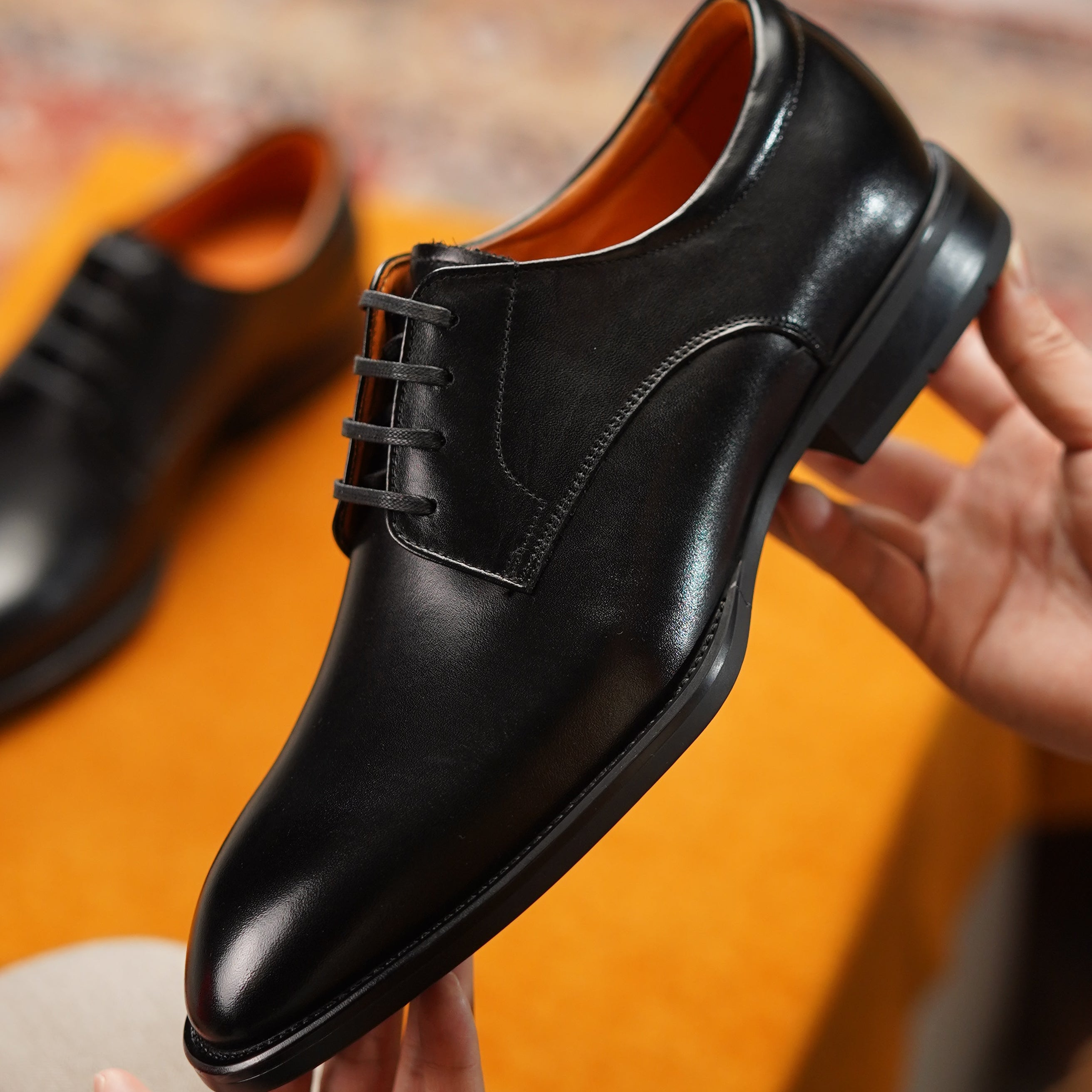 Wholecut Derby Blake Stitched