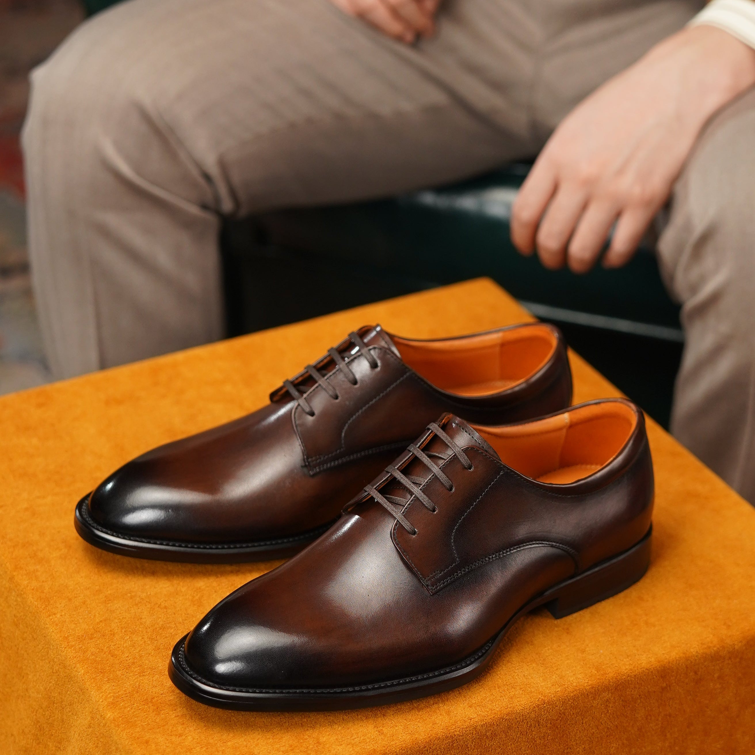 Wholecut Derby Blake Stitched