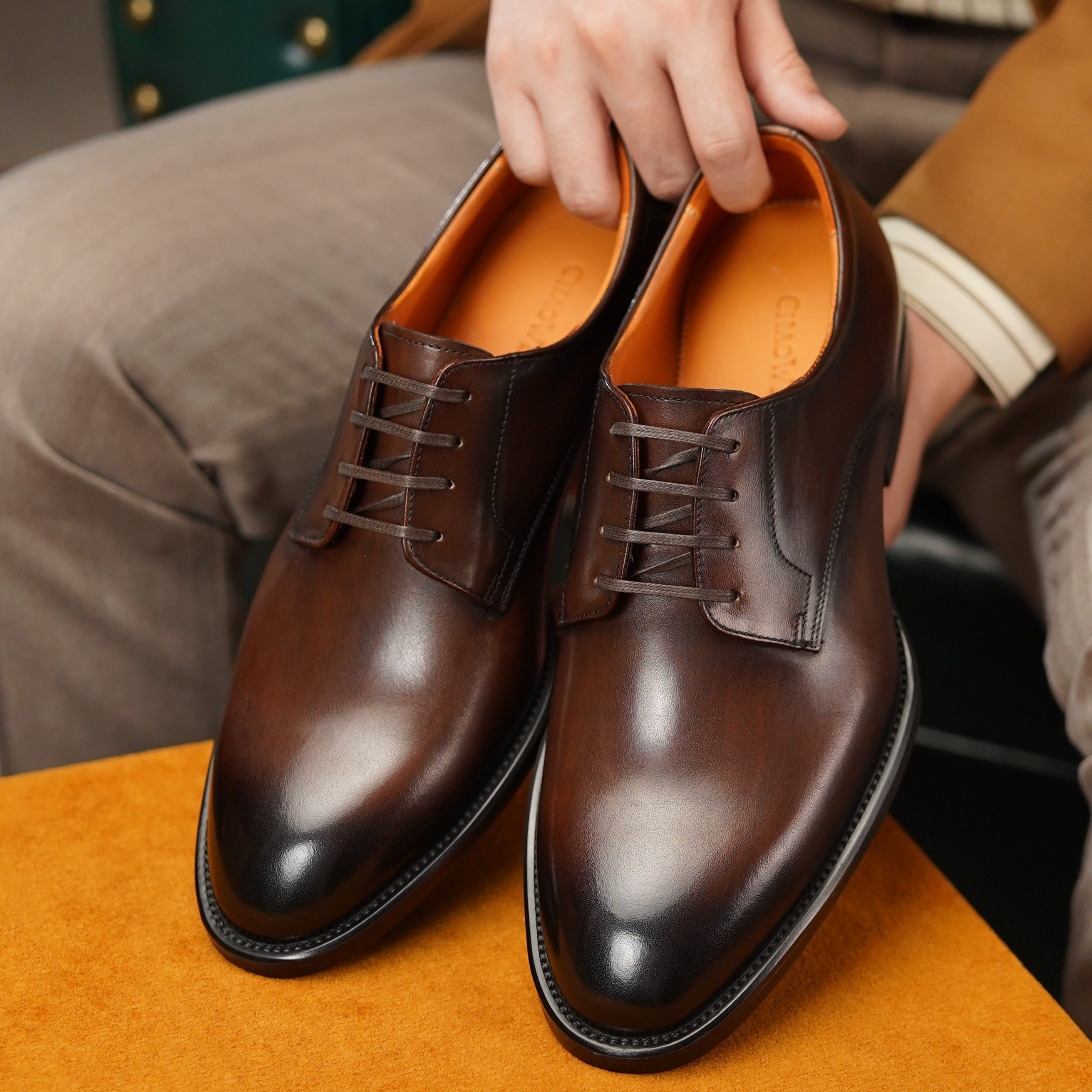 Wholecut Derby Blake Stitched
