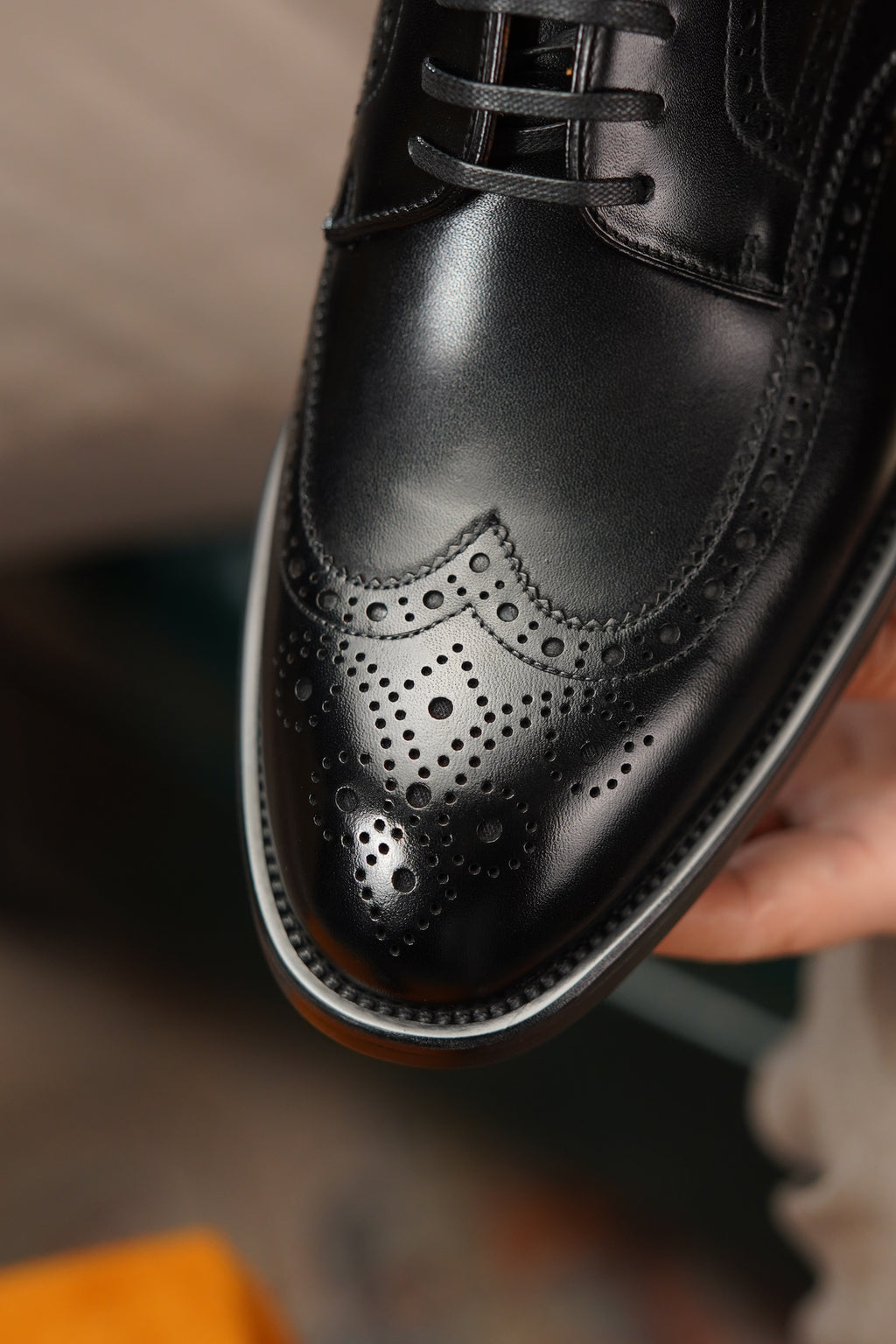 Refined Black-Stitch Derby
