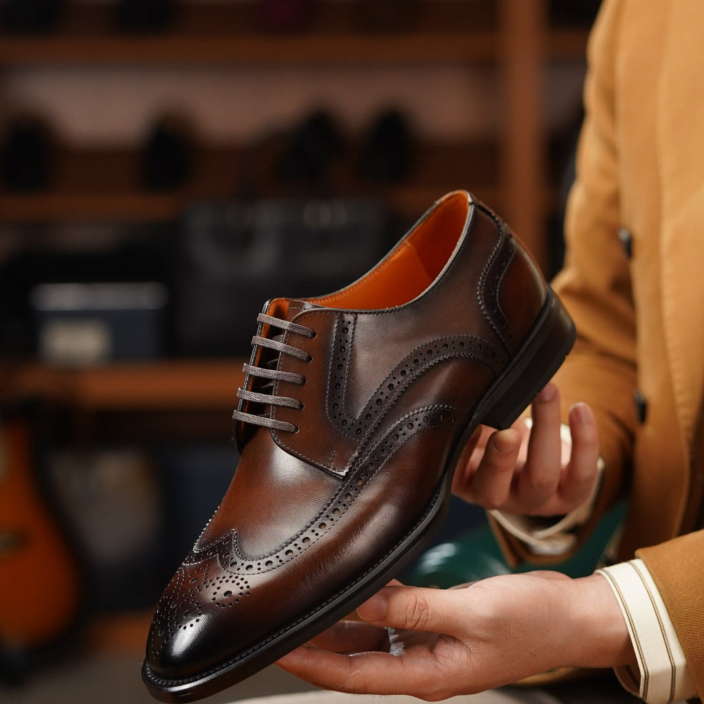 Refined Black-Stitch Derby