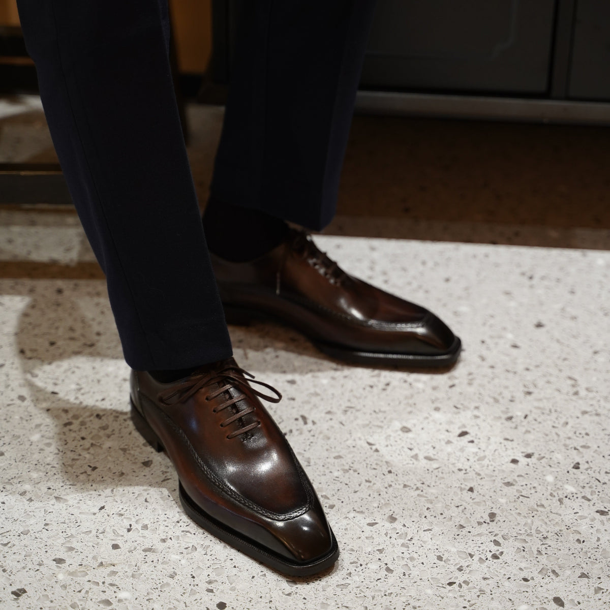 Vescano&nbsp; — Braided Apron-Toe Derby Sale