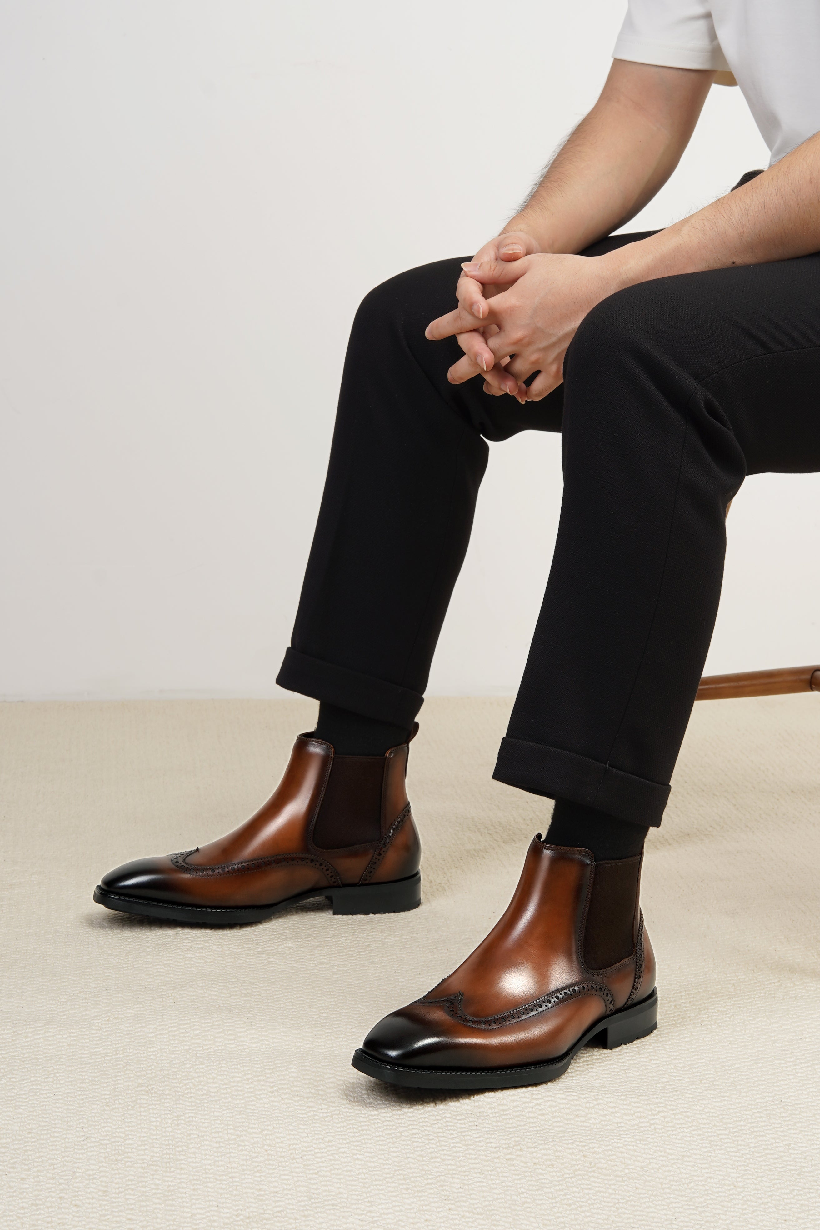 Vescano Cuneo — Brogue Chelsea Boot