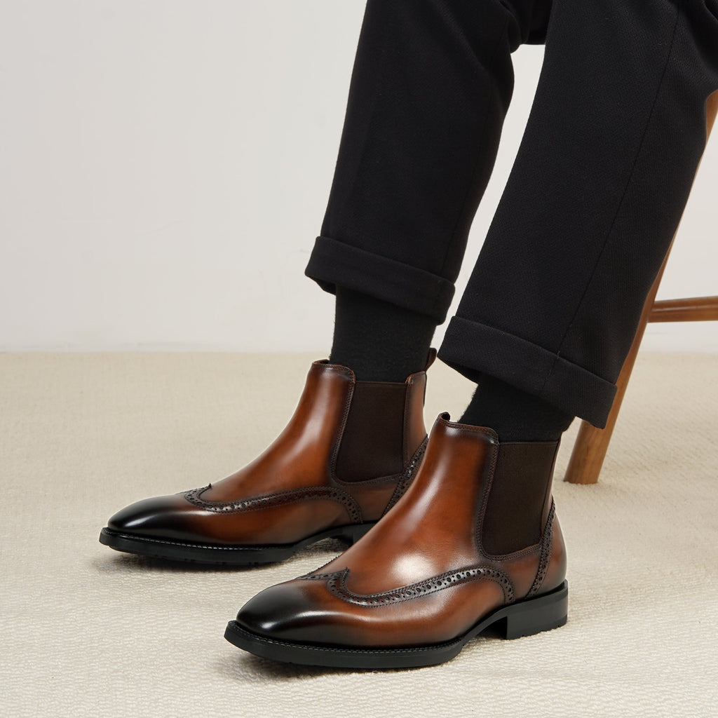 The Brogue Chelsea Boot