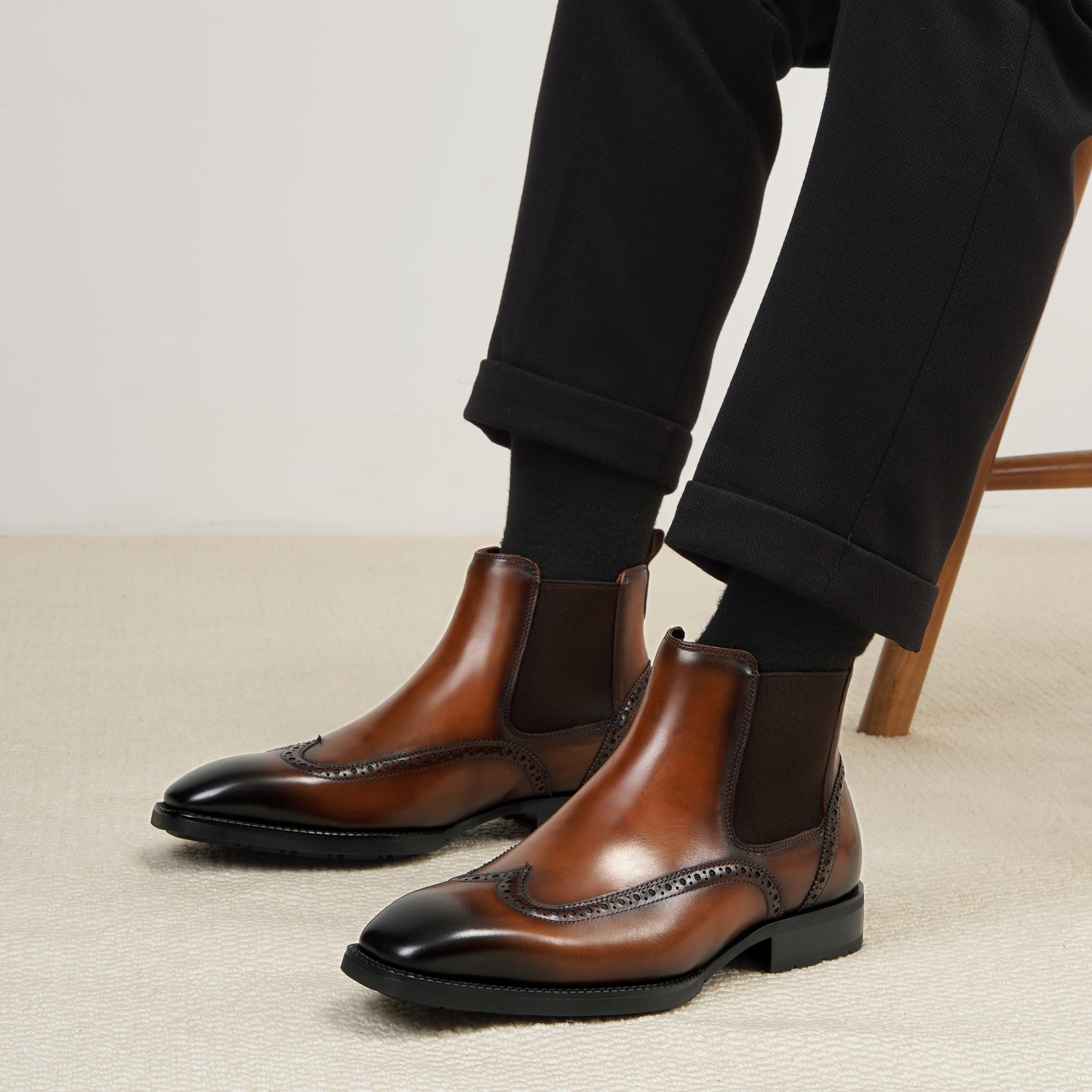 The Brogue Chelsea Boot