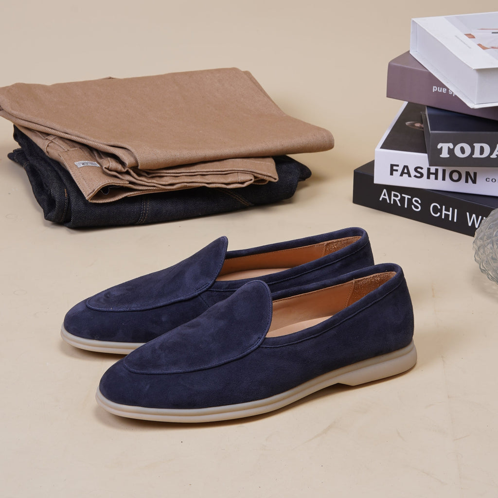 The Summer Loafer — Suede Slip-On