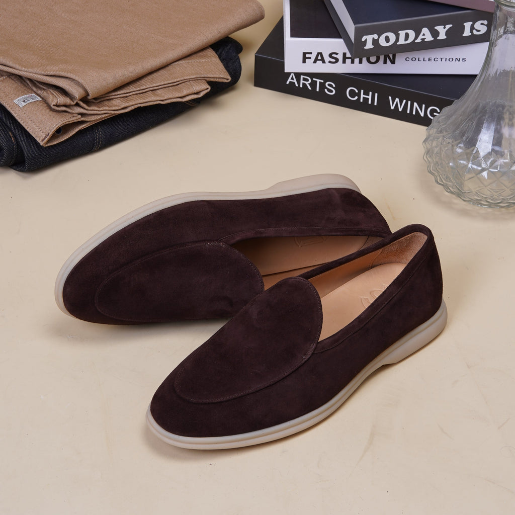 The Summer Loafer — Suede Slip-On