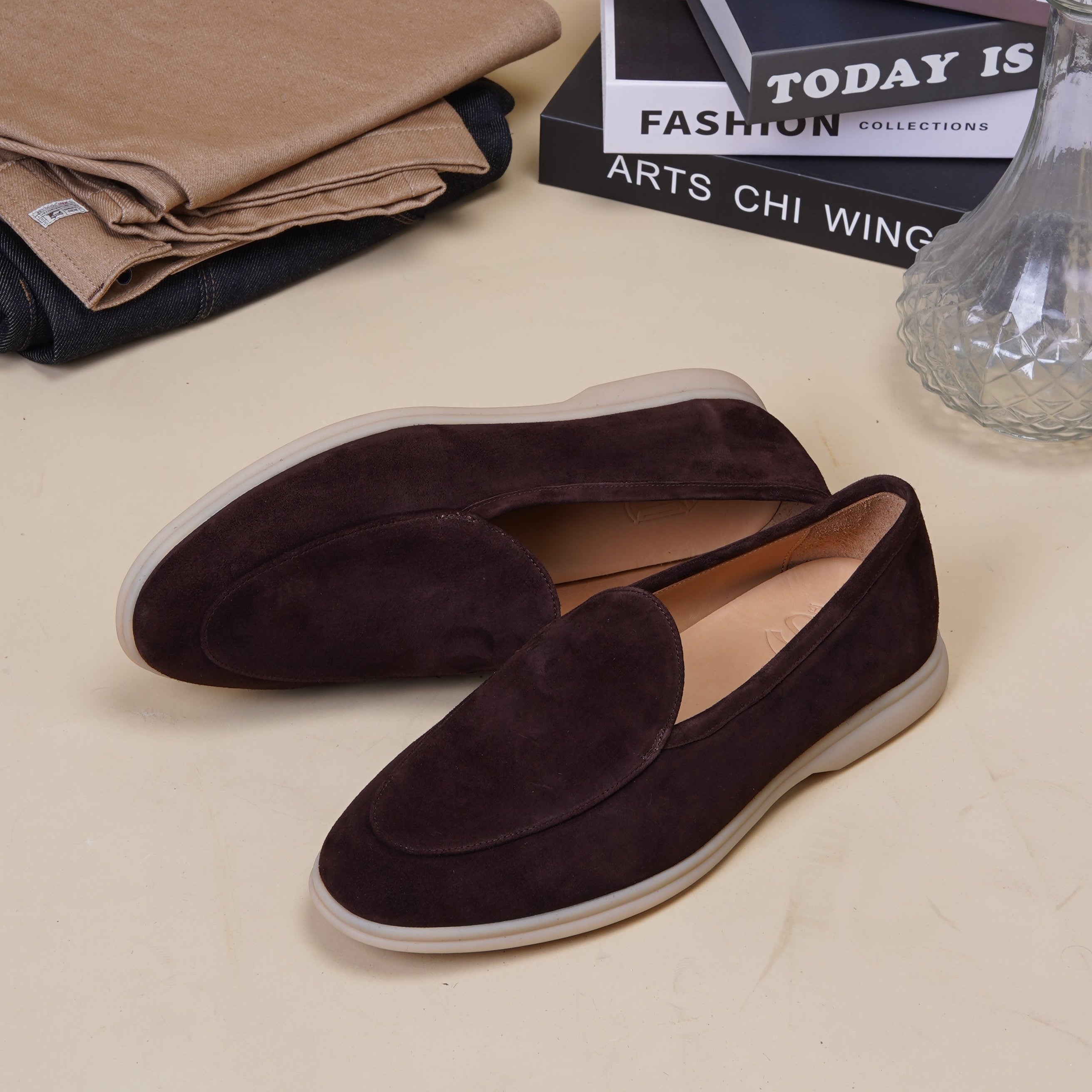 The Summer Loafer — Suede Slip-On
