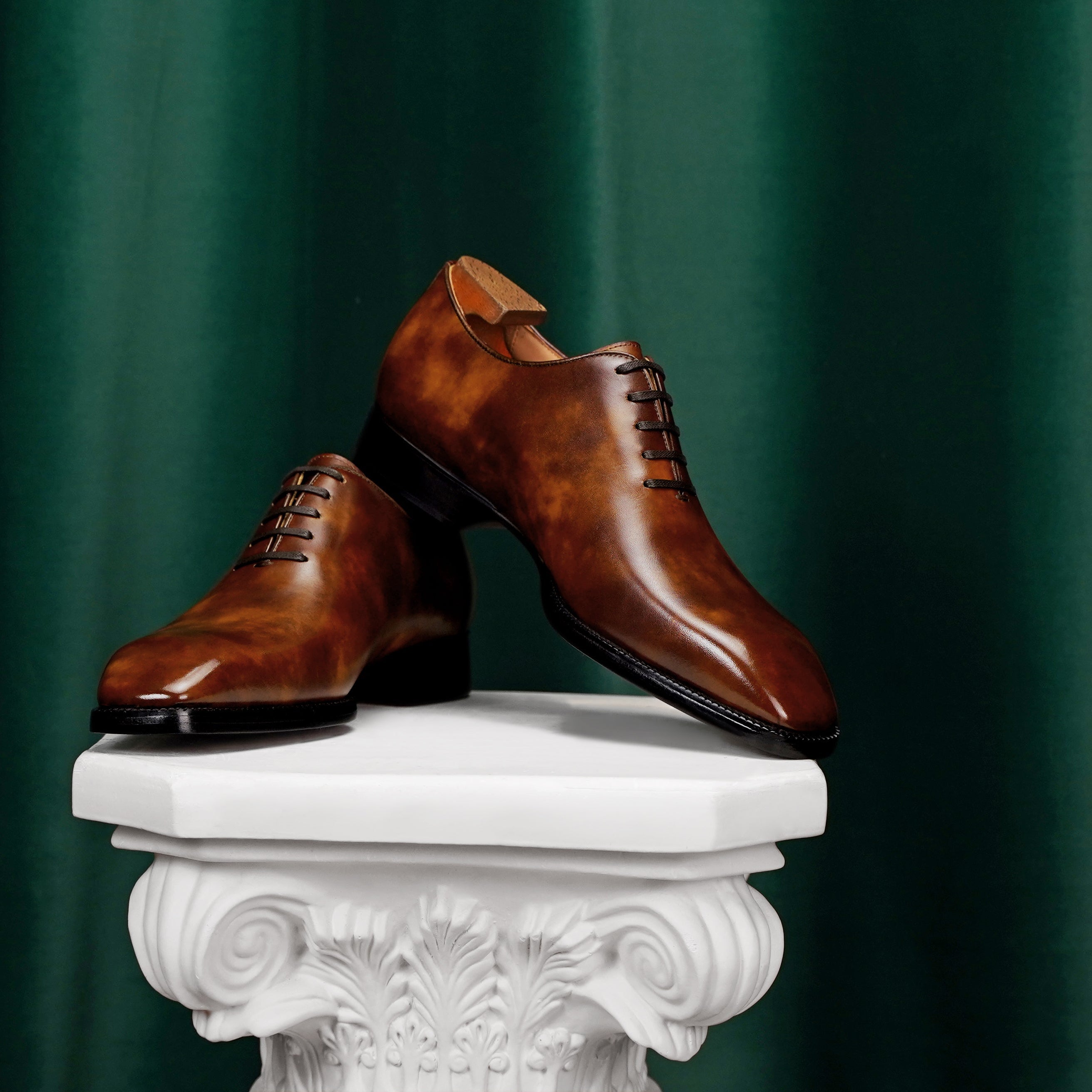 Wholecut Oxford – Burnished Patina