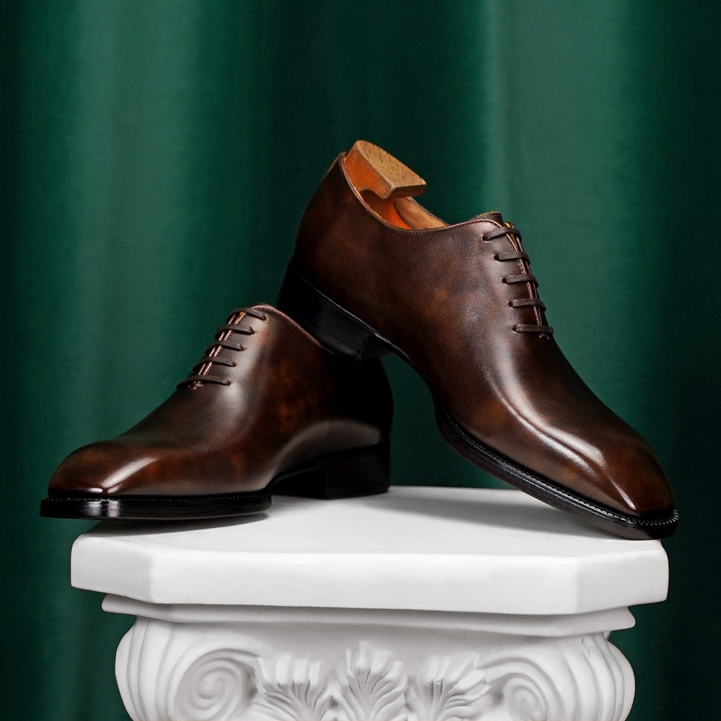 Wholecut Oxford – Burnished Patina