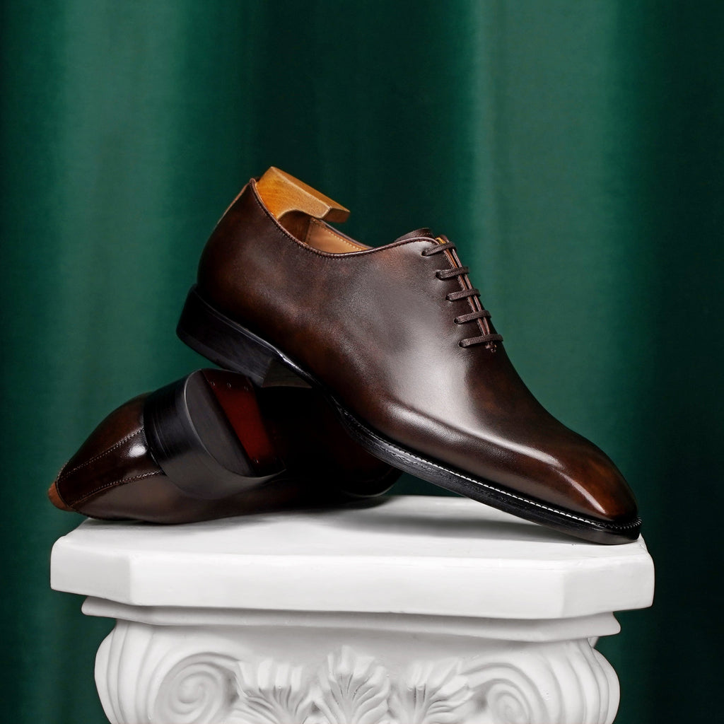 Wholecut Oxford – Burnished Patina