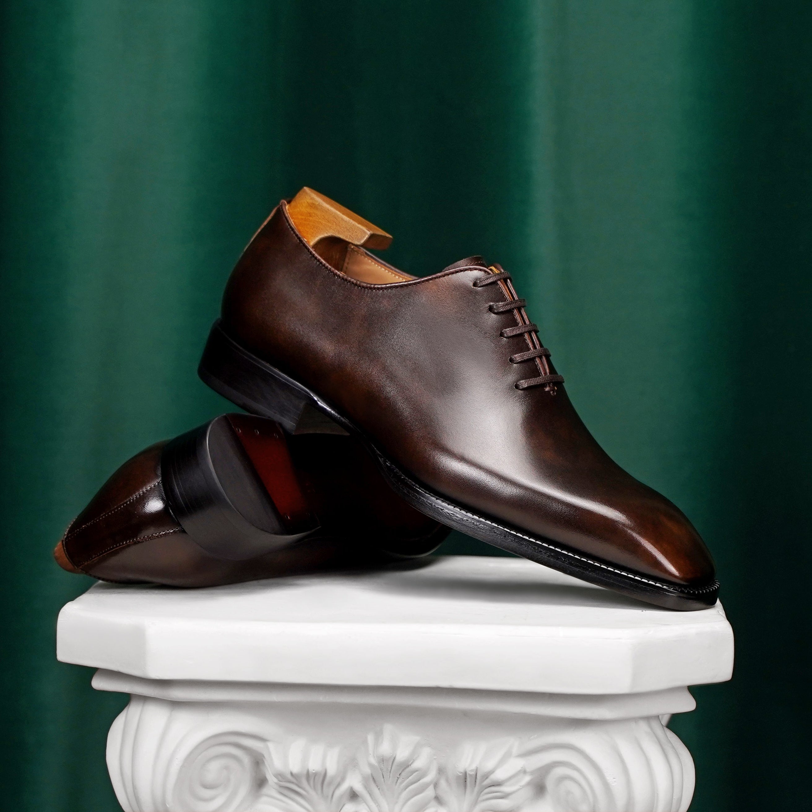 Wholecut Oxford – Burnished Patina