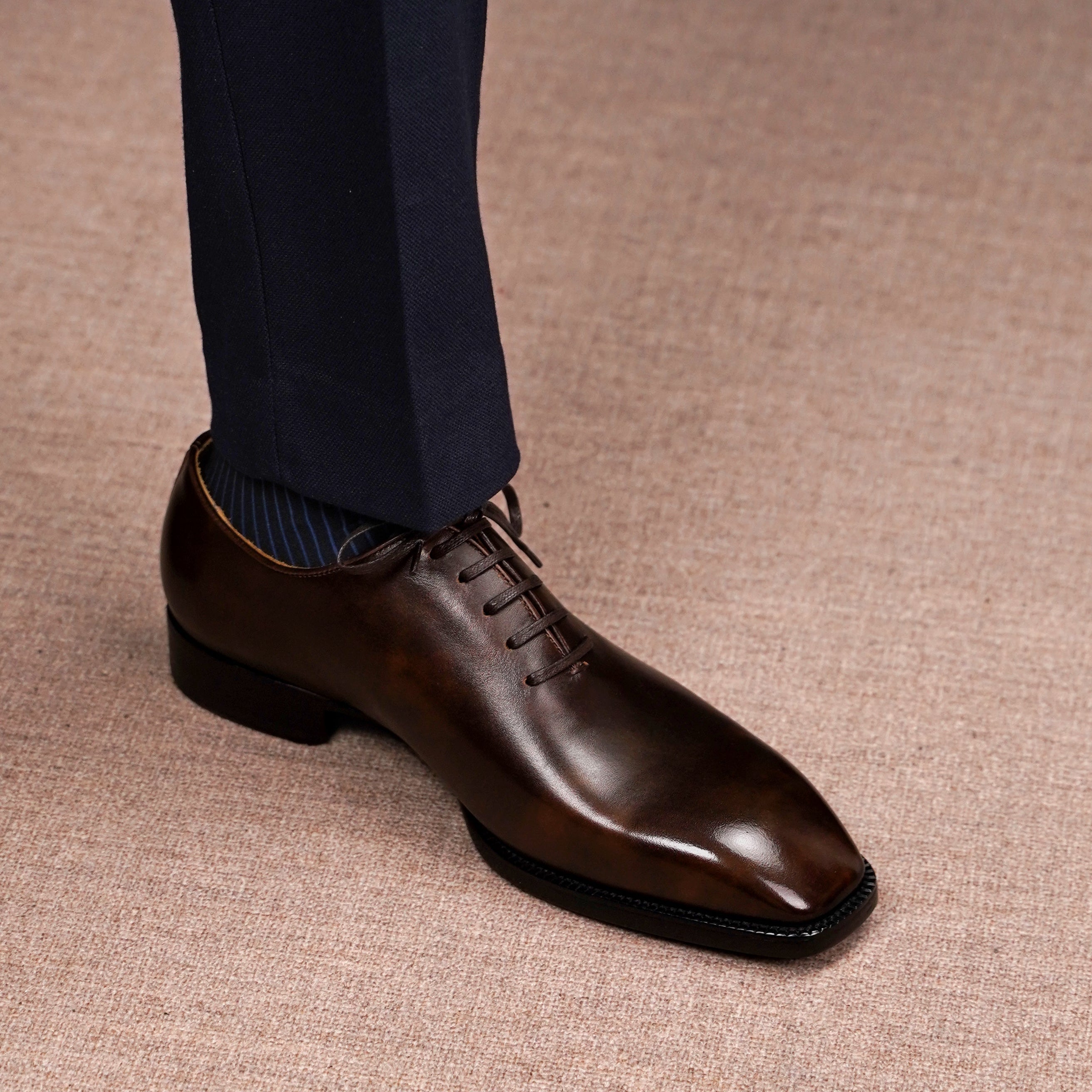 Wholecut Oxford – Burnished Patina