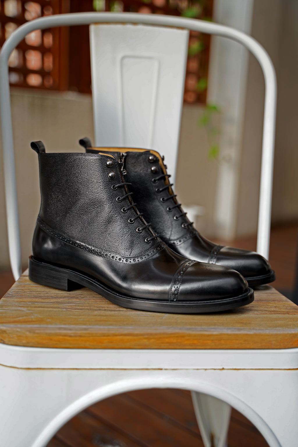 Vescano Imola — Cap-Toe Lace-Up Boot
