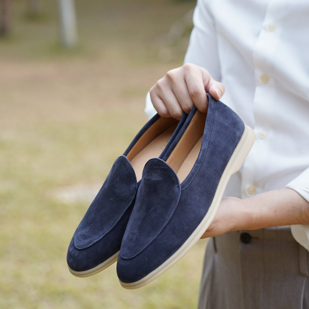 The Summer Loafer — Suede Slip-On
