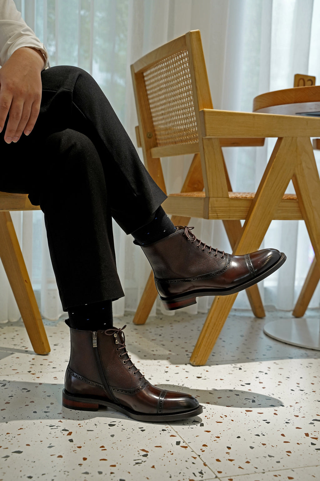 Vescano Imola — Cap-Toe Lace-Up Boot