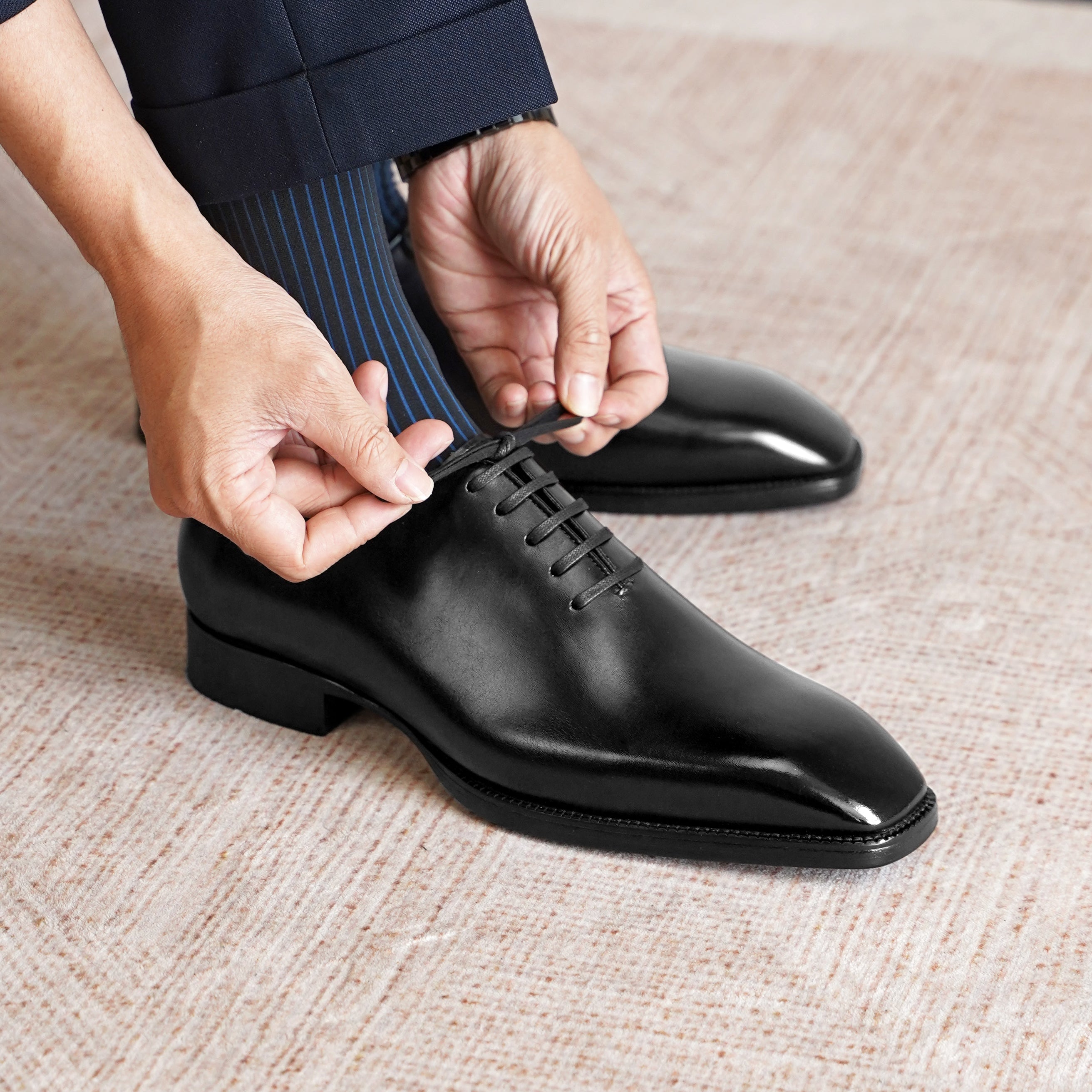 Wholecut Oxford – Burnished Patina