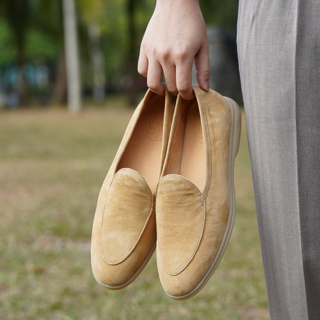 The Summer Loafer — Suede Slip-On
