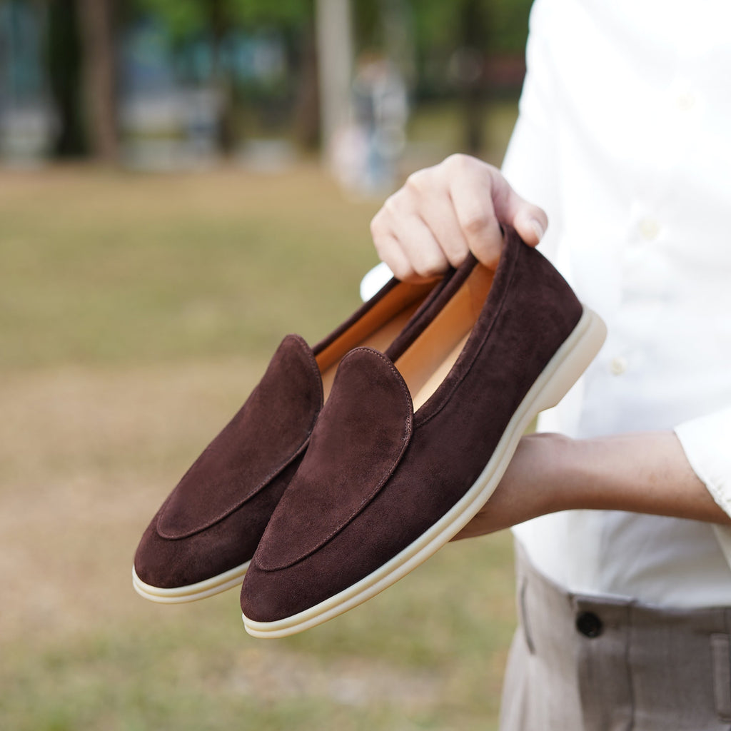 The Summer Loafer — Suede Slip-On
