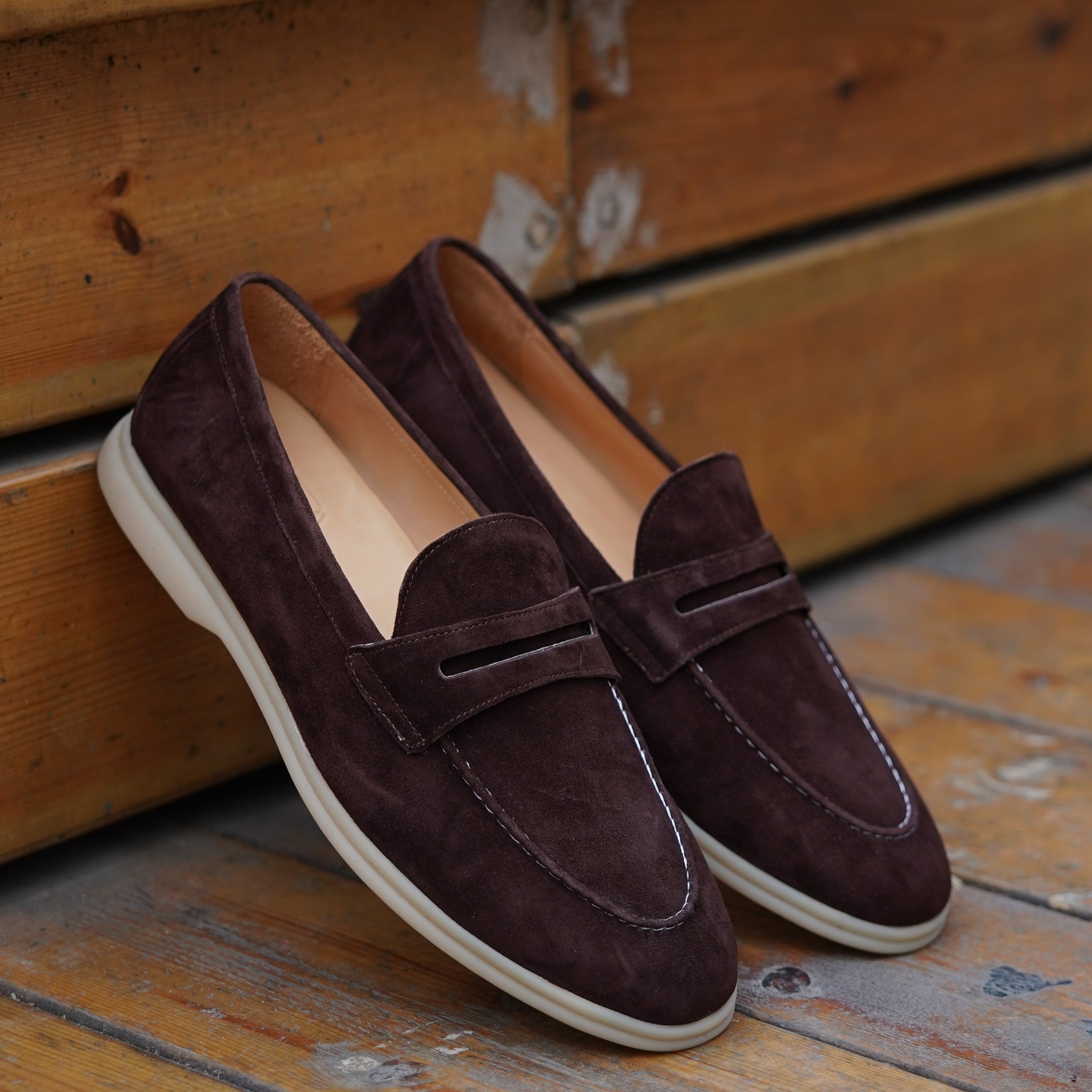 The Summer Penny — Suede Loafer