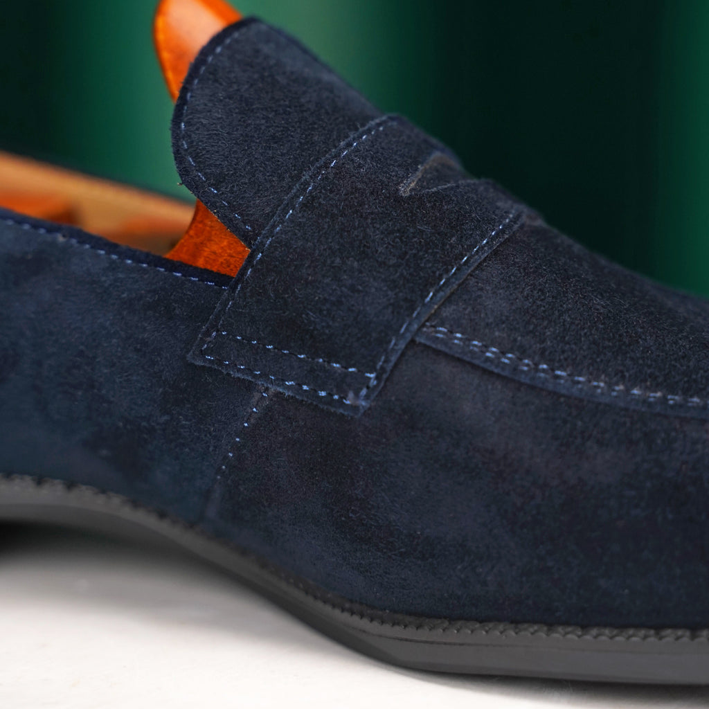 Vescano Taormina — Taupe Suede Loafer