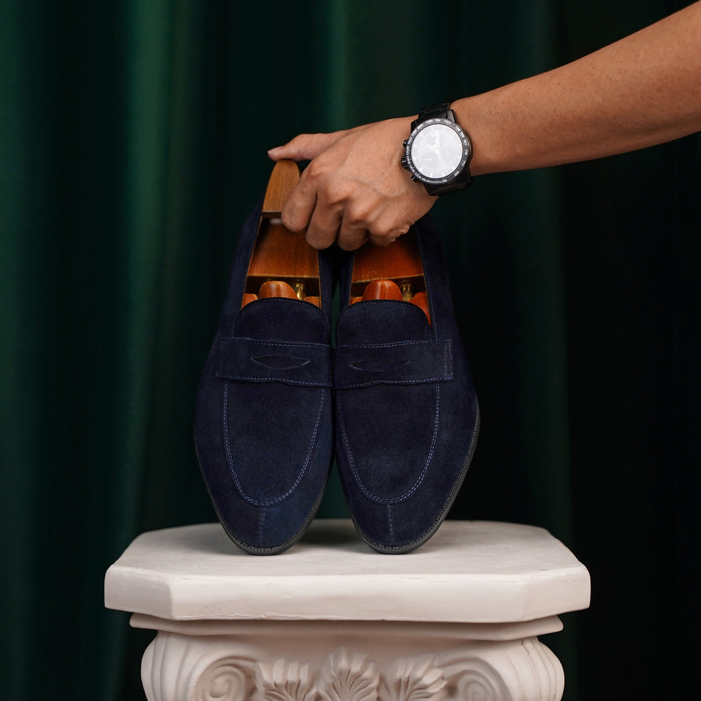 Vescano Taormina — Taupe Suede Loafer