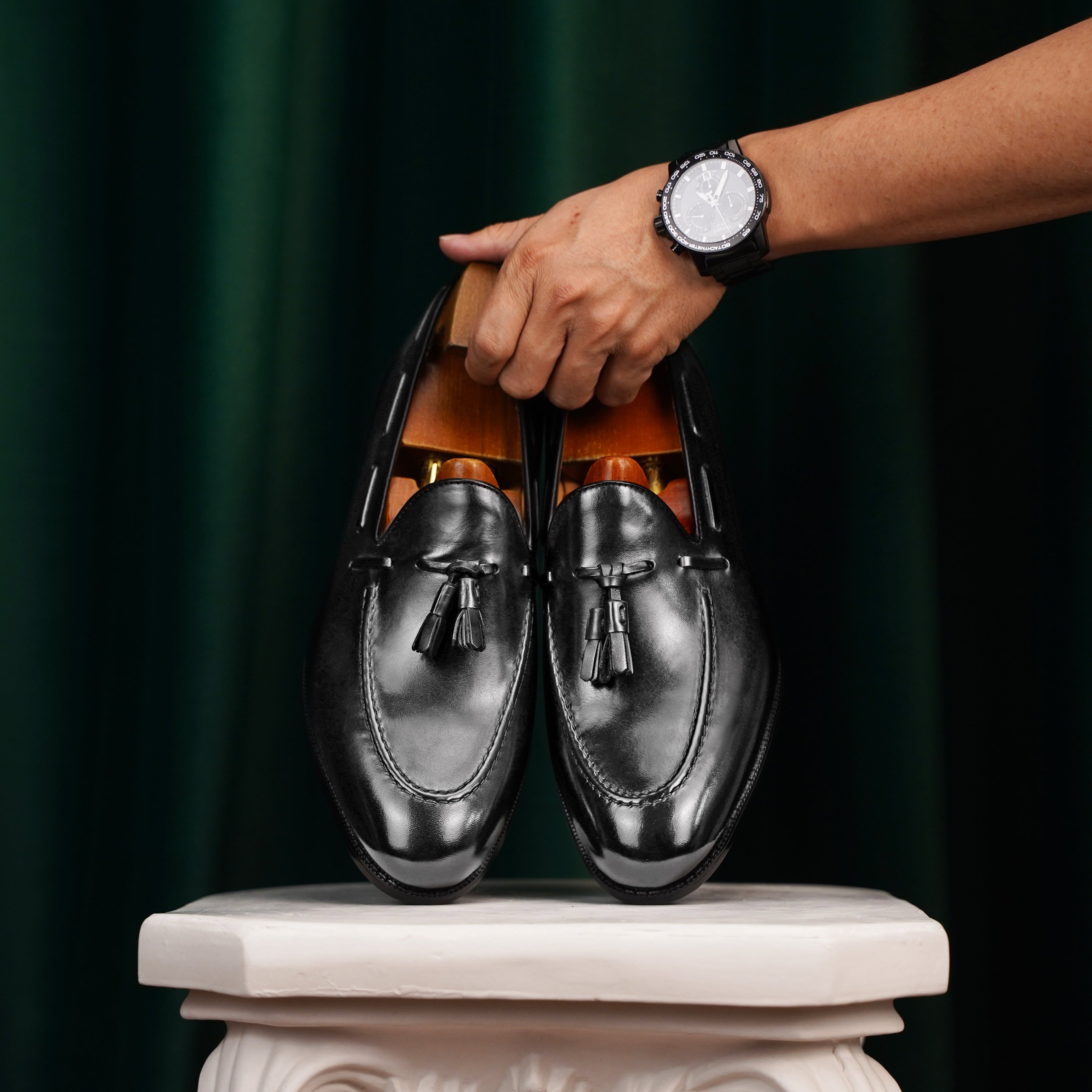 Hand-Finished Tassel Loafer – Blake Construction