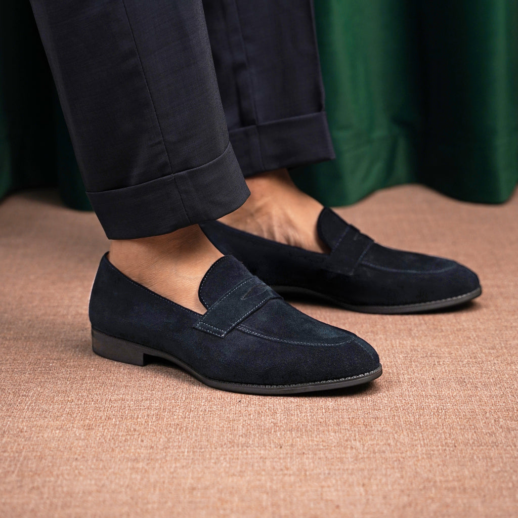 Vescano Taormina — Taupe Suede Loafer