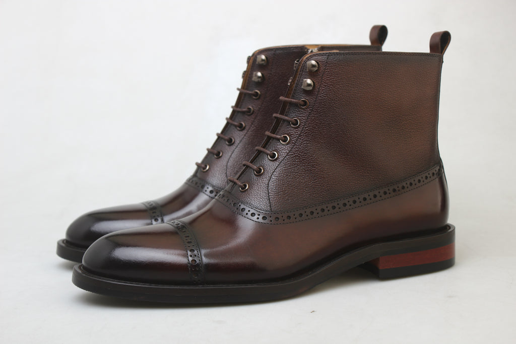Vescano Imola — Cap-Toe Lace-Up Boot