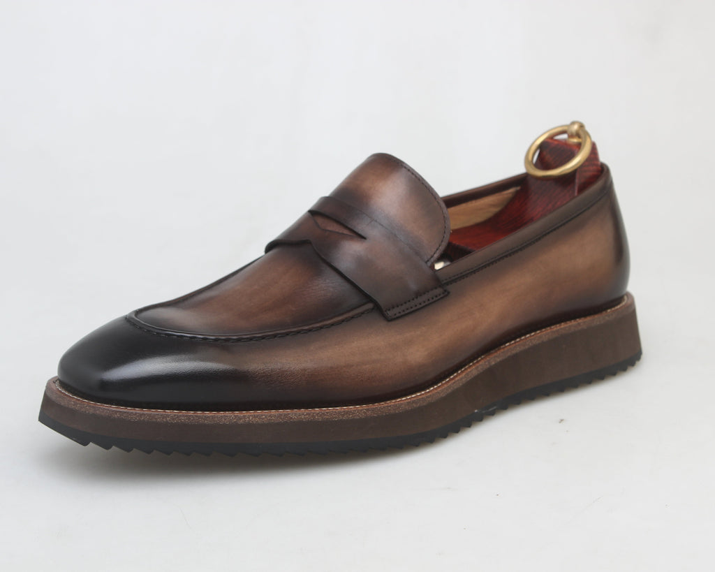 Penny Loafer – Hand-Patina Leather